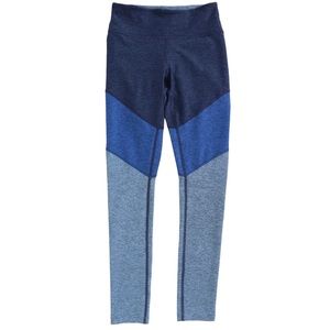 OUTDOOR VOICES | Springs Activewear Navy Color Block 7/8 Spandex Leggings XS NEW